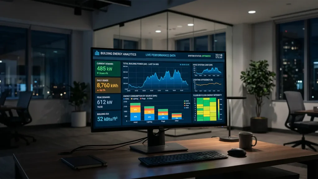 Building automation energy analytics
